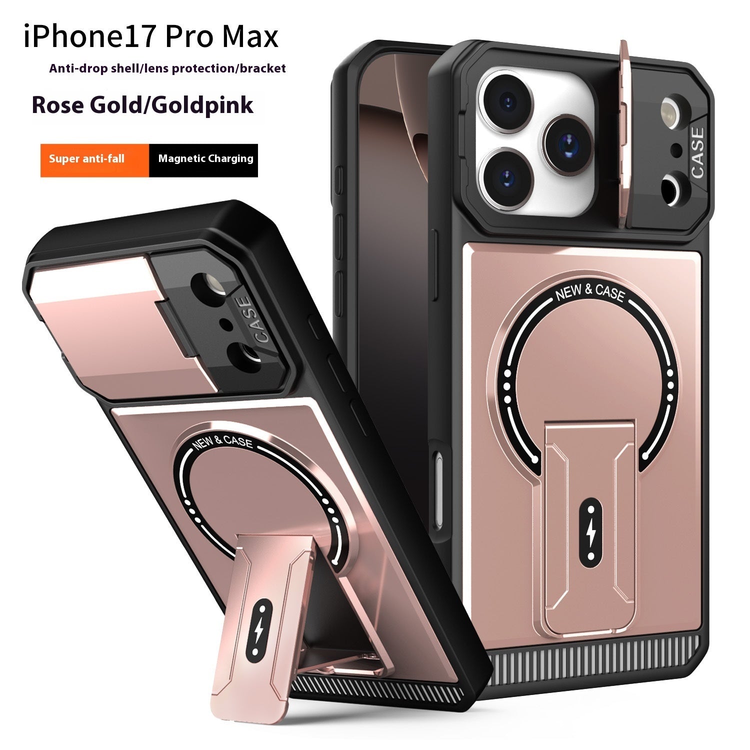 Mecha Bracket Magnetic Drop-resistant Phone Case - SMSB 66