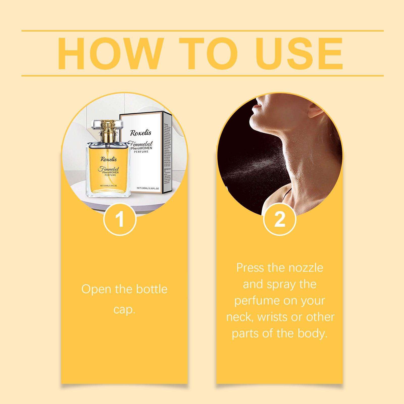 Femmebot Pherowomen Perfume, Light Elegant Exudes Fresh Niche Lovers Dating Portable Charm Perfume - SMSB 66