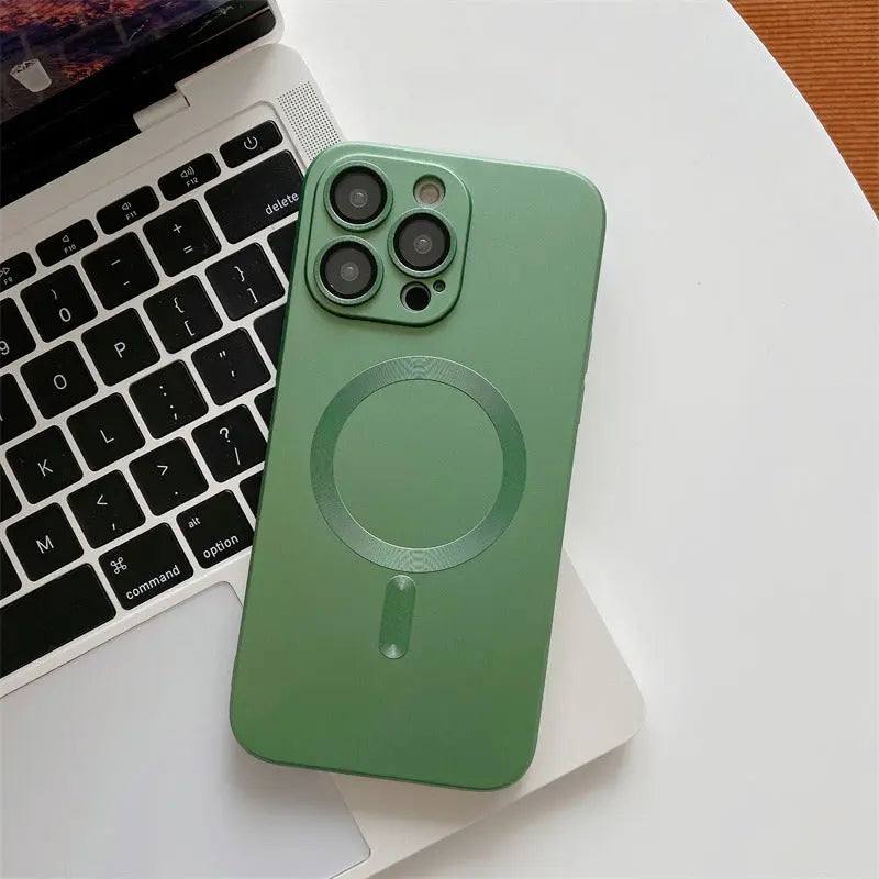 Aluminum Alloy Frame Lens Glass Protective Case Phone Case - SMSB 66