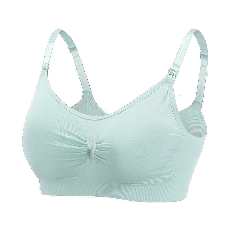 Maternity Seamless Large Size Nursing Bra for Breastfeeding and Postpartum Support - SMSB 66