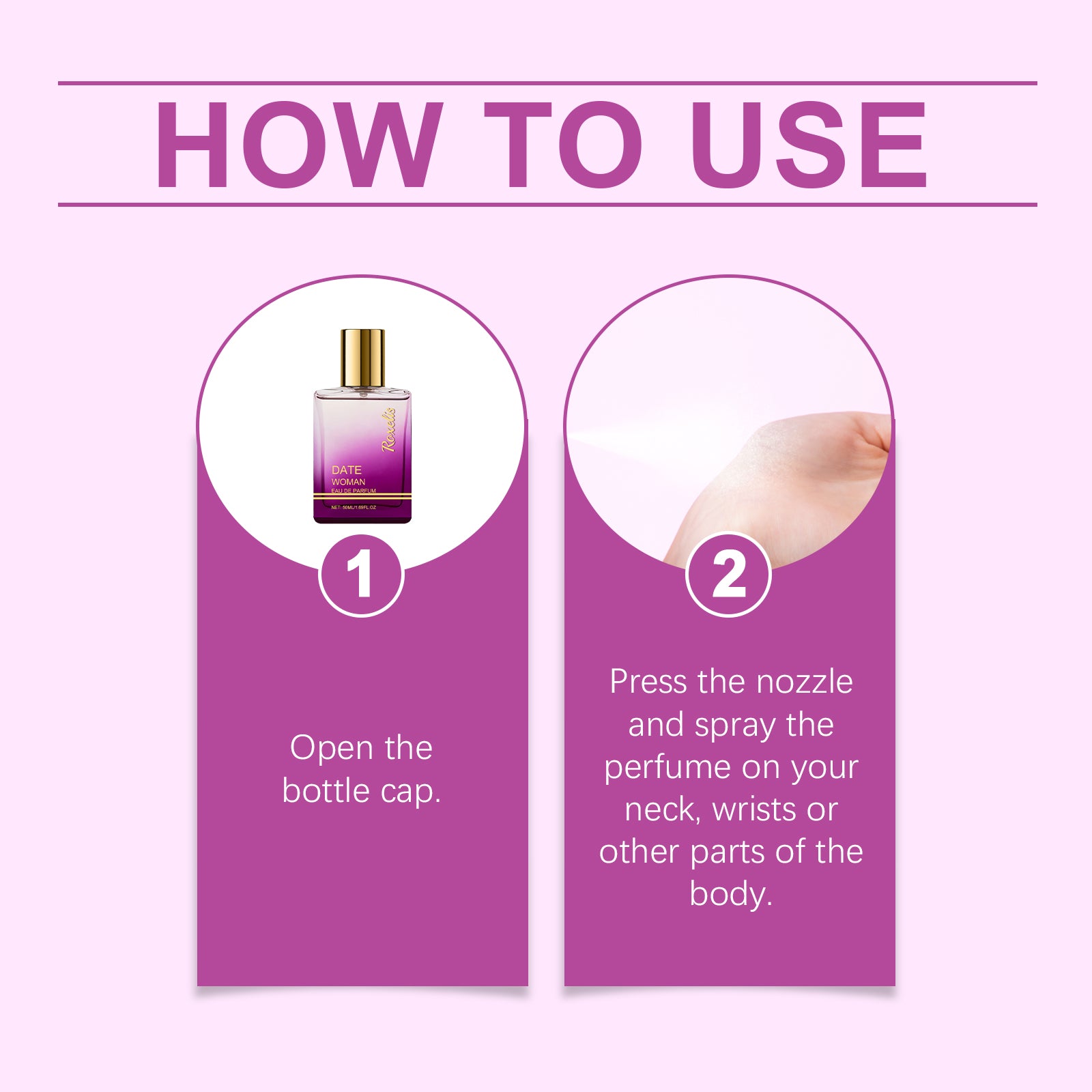 Roxelis Travel Perfume (Saffron)Herbal Charm Perfume Keep Fragrance Release Charm Misty Rain Garden Wood Scent Portable Herbal Perfume - SMSB 66