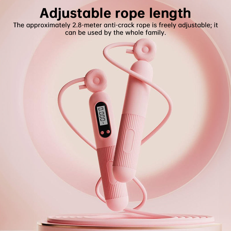  Intelligent Counting Jump Rope - with LCD Display for Home Gym Fitness for Adult, Men, Women & Kids #