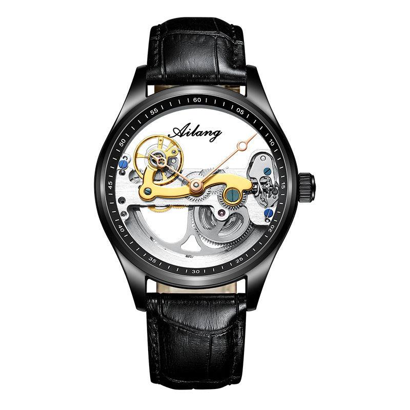 Automatic Mechanical Watch Creative Hollow Male Watch Generation Silicone Band Watch - SMSB 66