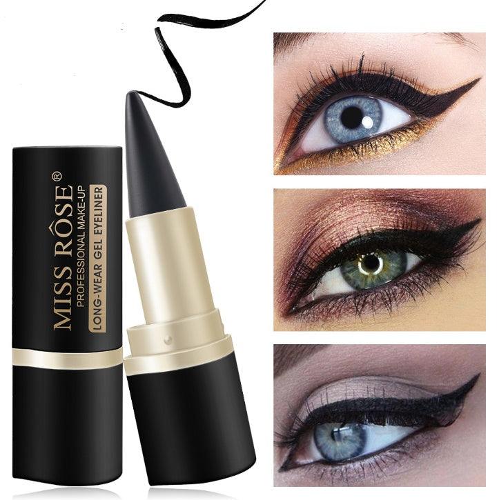 Waterproof Black Eyeliner Liquid Eye Liner Pen Pencil Gel Beauty Makeup Cosmetic Eyelashes Waterproof Eye Liner Makeup Tool - SMSB 66