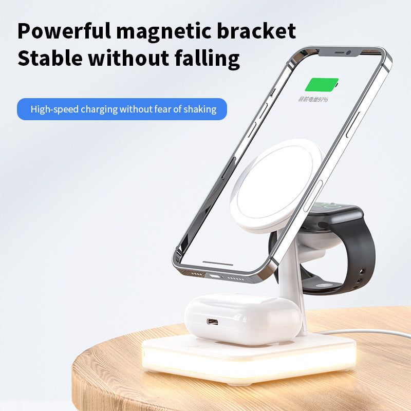 New Three-in-one Wireless Charger Magnetic Bracket - SMSB 66
