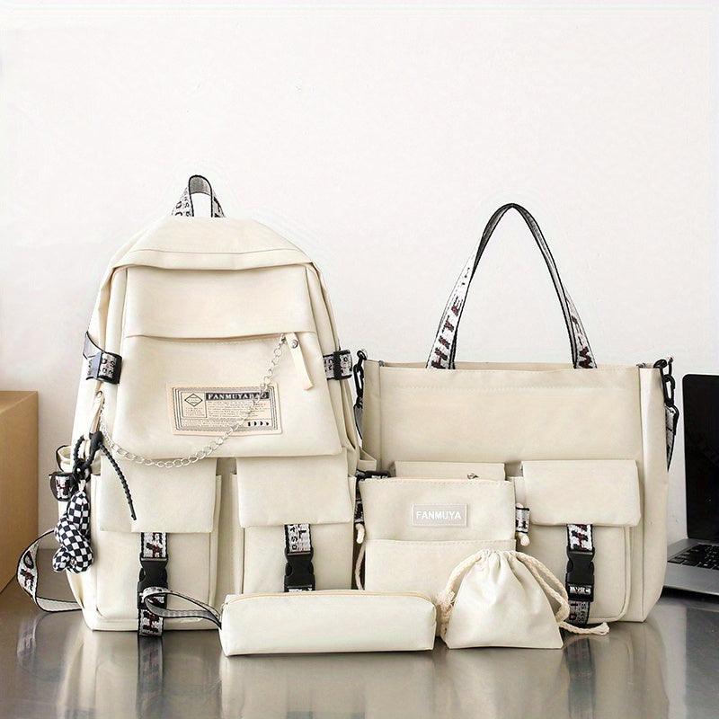 Schoolbag Female Campus Style Backpack Female Couple Backpack Everything Large Capacity Schoolbag Male - SMSB 66