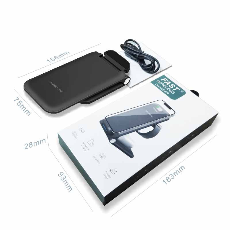 Desktop Vertical Multifunctional Three-in-one Wireless Charger - SMSB 66