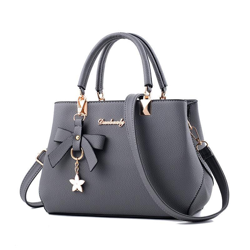 Women Shoulder Bag With Bowknot Star Pendant Totes - SMSB 66