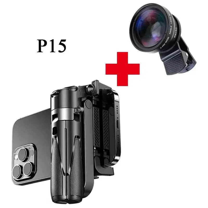 2026 Magnetic Selfie Stick Phone Tripod w Remote Extend Cell Phone Tripod Stand For MagSafe iPhone 16 15 14 13 12 XIAOMI SAMSUNG - SMSB 66