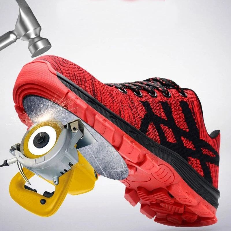 Safety Work Shoes Indestructible Steel Toe Anti-puncture Sneakers - SMSB 66