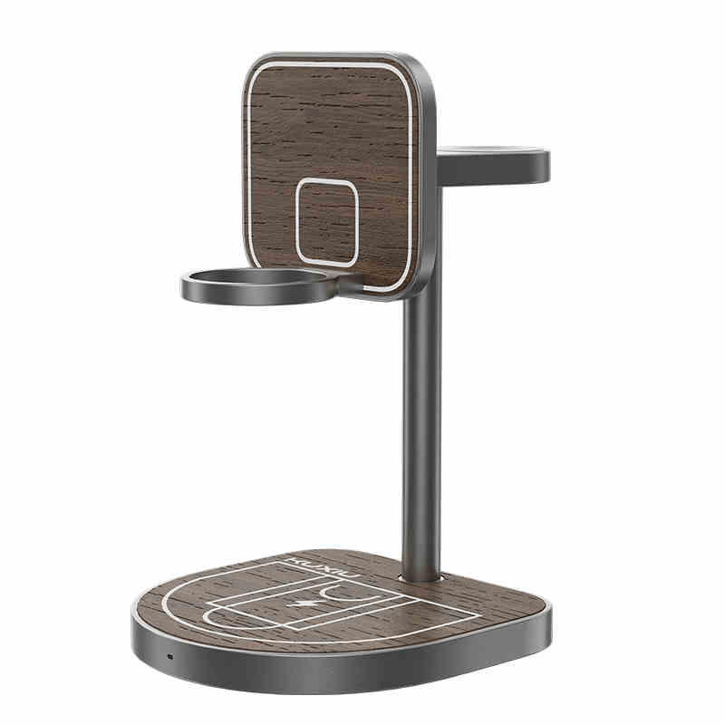 KUXIU X85 3-in-1 Basketball Magnetic Wireless Charger Compatible with Apple Family Bucket, Giving Boyfriend a Good Item - SMSB 66