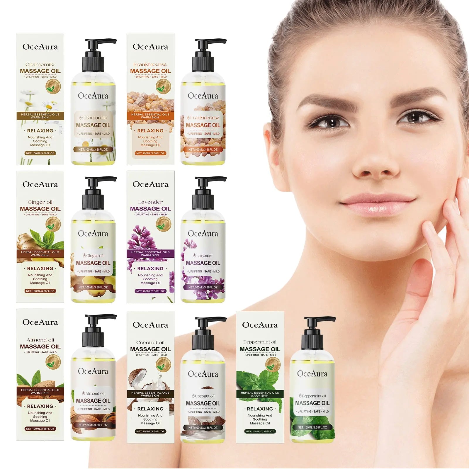 Chamomile Body Essential Oil Hydrating And Moisturizing Body Moisturizing Massage Essential Oil For Long-Lasting Moisturizing eprolo