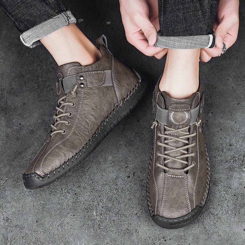 Fashion Men Sneakers Velcro Flats Shoes High Quality - SMSB 66