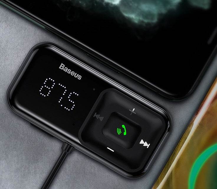 Cat Head MP3 Lithium Battery Dual USB LED Car Charger Mini With Screen - SMSB 66