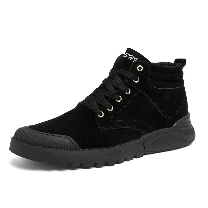 Ankle Boots Men Winter Warm Plush Shoes - SMSB 66