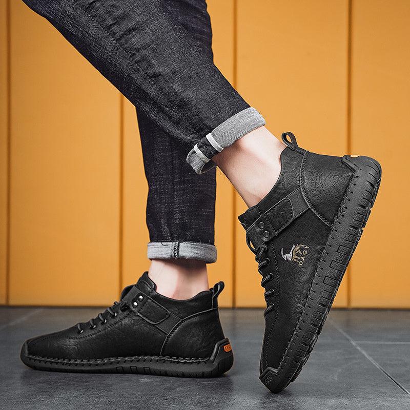 Fashion Men Sneakers Velcro Flats Shoes High Quality - SMSB 66