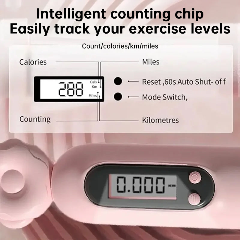  Intelligent Counting Jump Rope - with LCD Display for Home Gym Fitness for Adult, Men, Women & Kids #