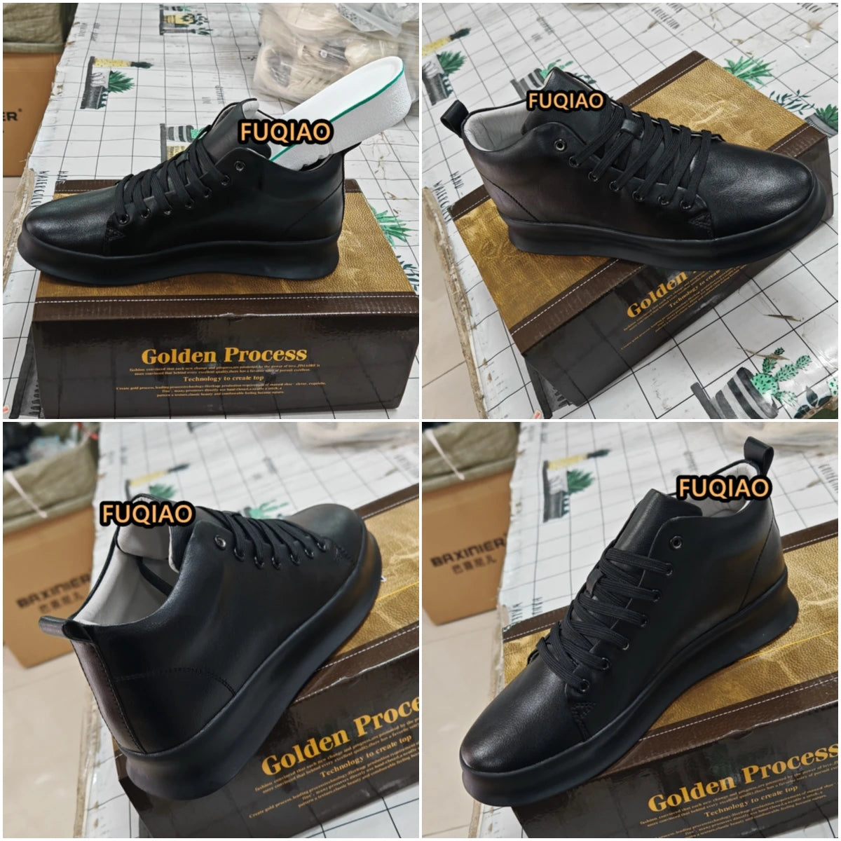 Summer Fashion Invisible Height-Increasing Shoes 8CM Korean Style British Invisible Height-Increasing Men's Shoes Casual Sports Sneakers - SMSB 66