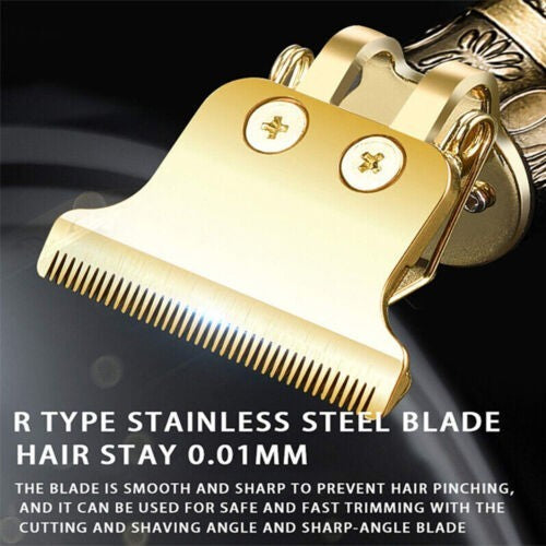 Beard Trimmer Hair Clippers Cordless Rechargeable Hair Cutting Barber Shaving Machine For Men USB Charging - SMSB 66