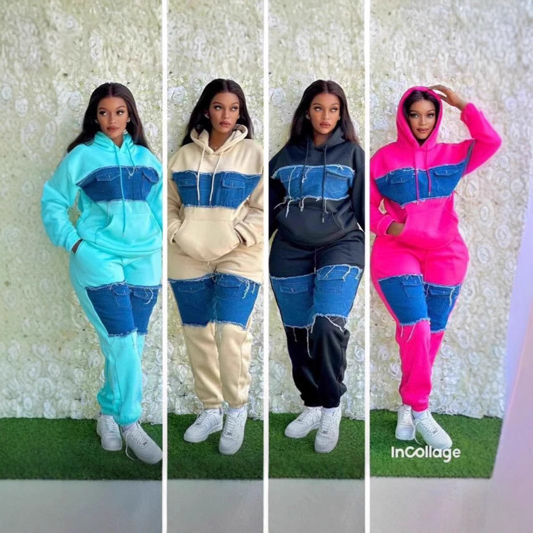 Fashion Casual Set Loose All-match Retro - SMSB 66