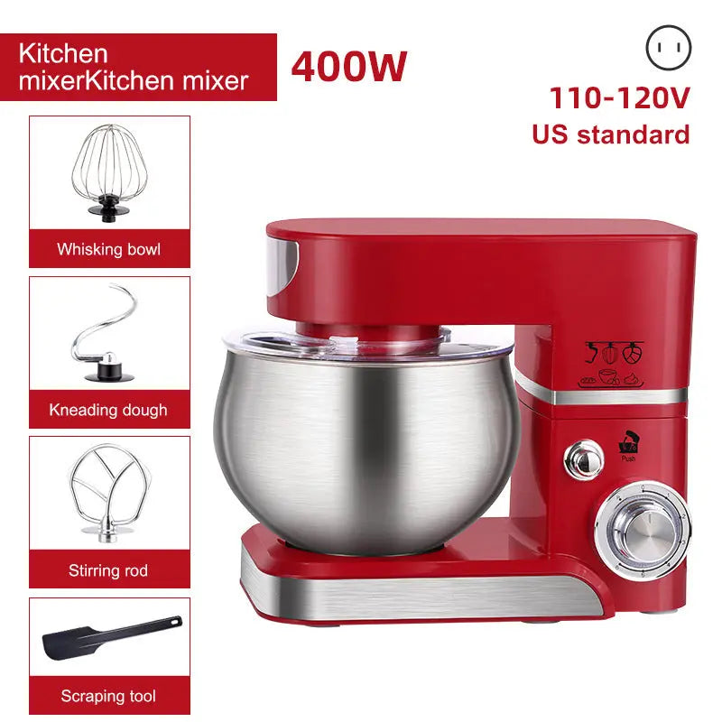 400W Stand Mixer, Multifunctional Kitchen Machine – Automatic Dough Kneader & Electric Egg Beater for Home Use eprolo