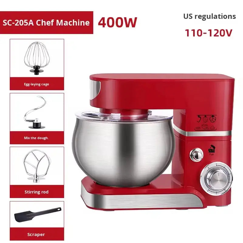 400W Stand Mixer, Multifunctional Kitchen Machine – Automatic Dough Kneader & Electric Egg Beater for Home Use eprolo