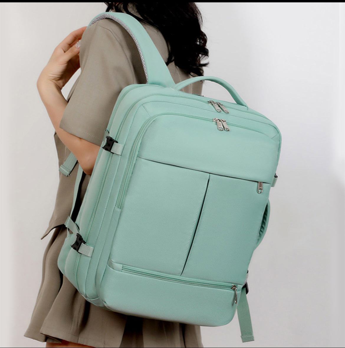 Large Capacity Backpack For Women Men Multiple Pockets And Zippers Versatile Computer Bags Business Travel Backpack - SMSB 66