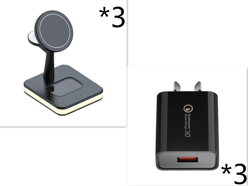 New Three-in-one Wireless Charger Magnetic Bracket - SMSB 66