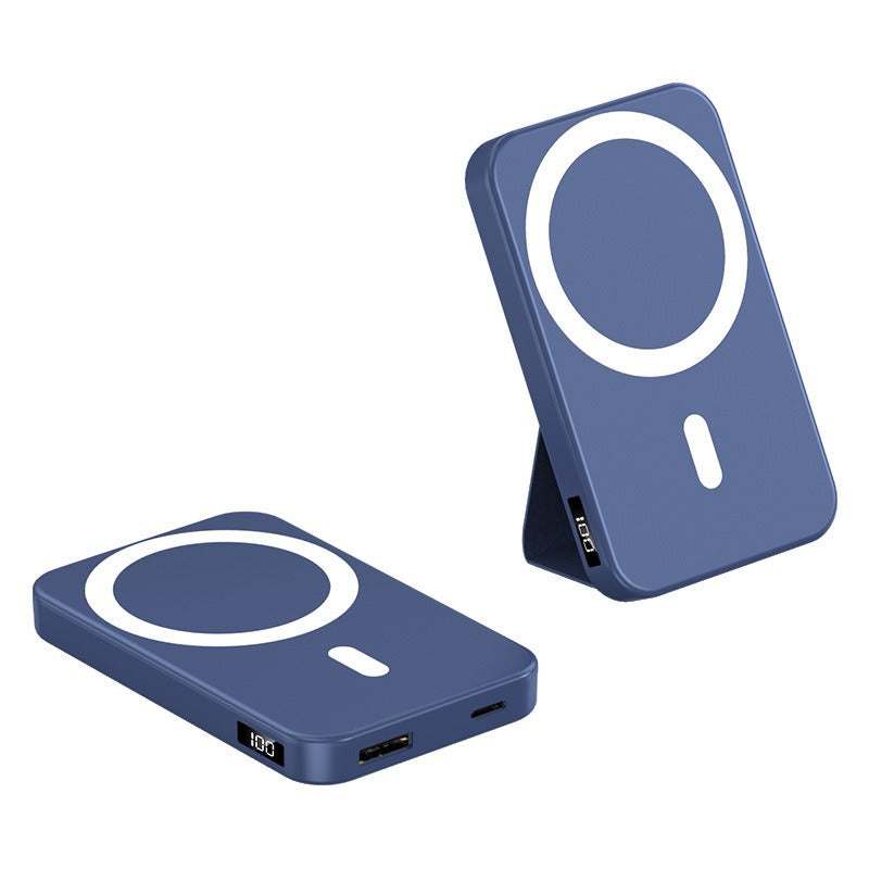 New Custom Logo Portable 10000mah Wireless Power Station 22.5W Fast Charger Stand Holder Magnetico Power Bank - SMSB 66