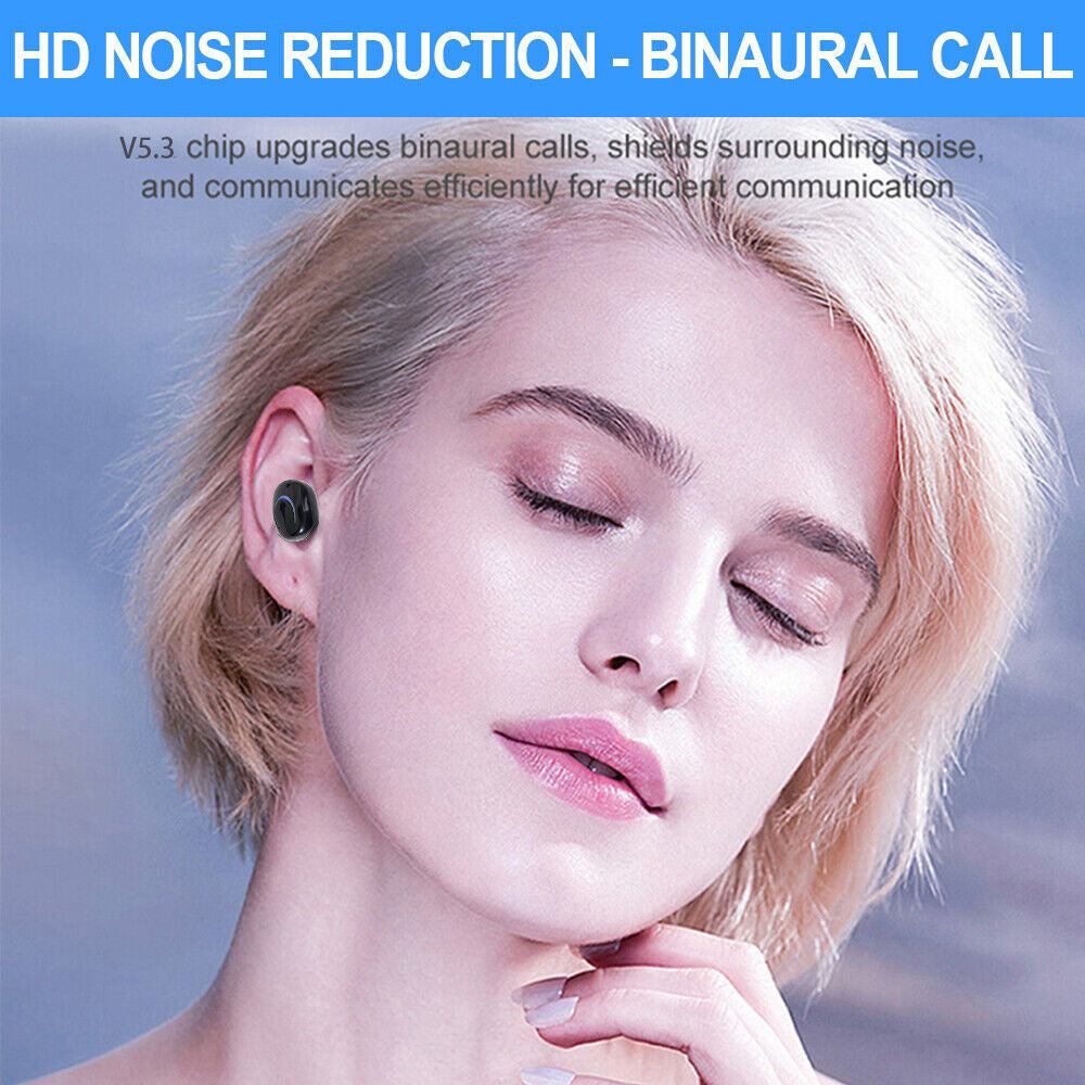 Bluetooth 5.3 Headphones In Ear Wireless TWS Sport Headphones IPX-5 With Microphone De - SMSB 66