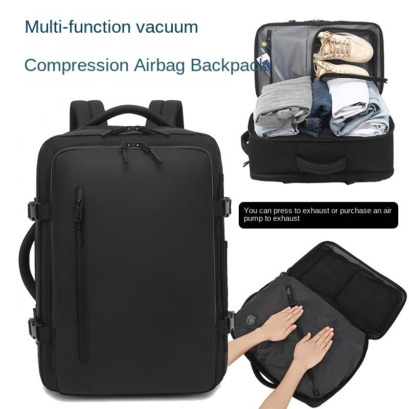 Inflatable Backpack with Expandable Large Capacity Vacuum Compression Dry-Wet Separation Storage Business Backpack - SMSB 66