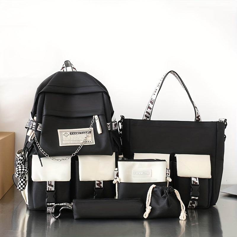 Schoolbag Female Campus Style Backpack Female Couple Backpack Everything Large Capacity Schoolbag Male - SMSB 66