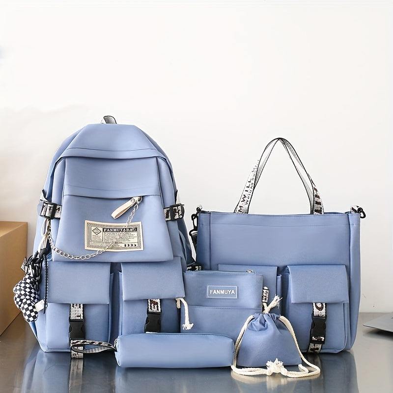 Schoolbag Female Campus Style Backpack Female Couple Backpack Everything Large Capacity Schoolbag Male - SMSB 66