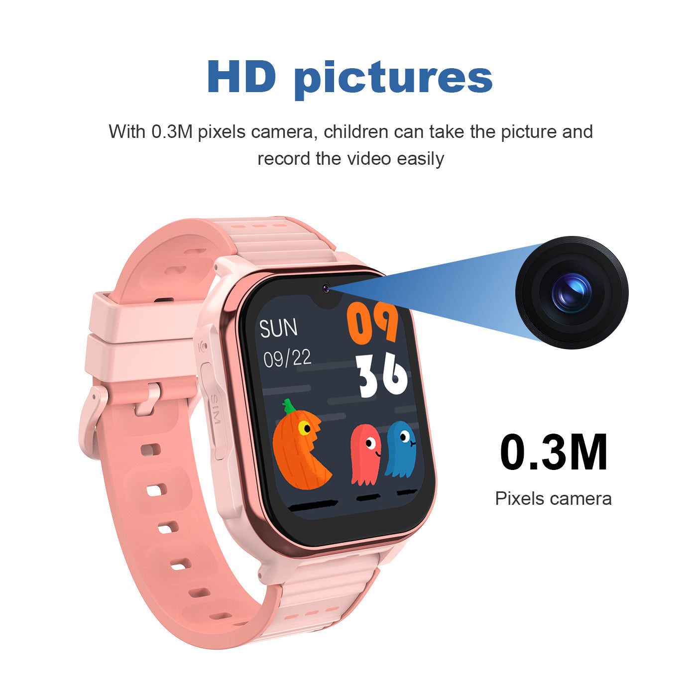 Children's Smart Watch with 4G GPS Location Android WhatsApp Video Call Function - SMSB 66