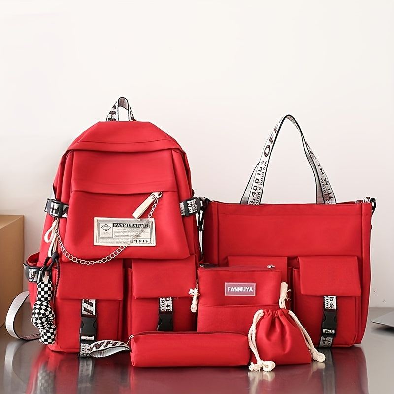 Schoolbag Female Campus Style Backpack Female Couple Backpack Everything Large Capacity Schoolbag Male - SMSB 66