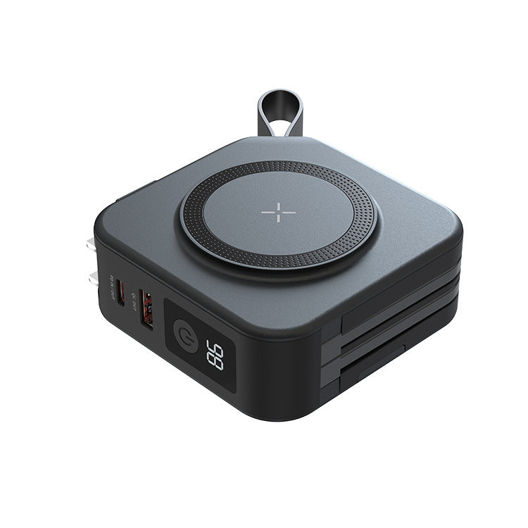 Five in one magnetic wireless power bank 22.5W portable power bank 10000mAh travel charger - SMSB 66