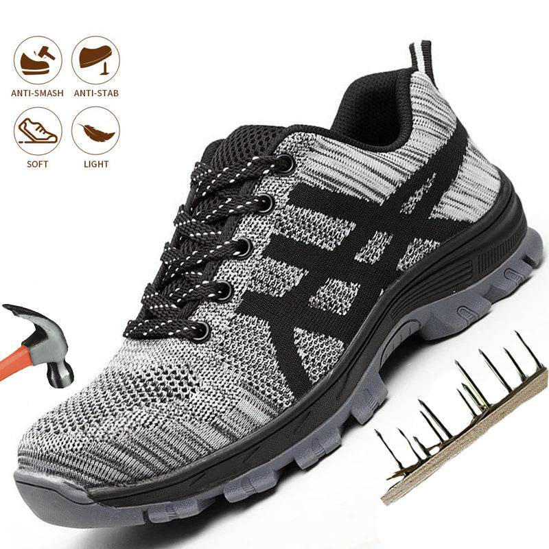 Safety Work Shoes Indestructible Steel Toe Anti-puncture Sneakers - SMSB 66