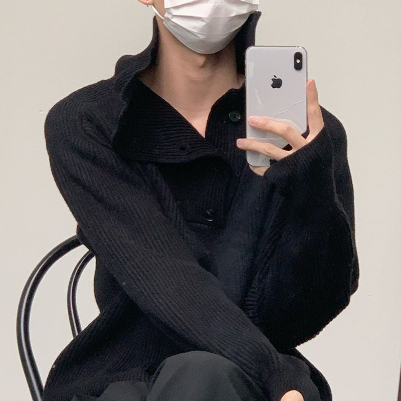 Sweater Men's Idle Style High-grade Round Neck Pullover Loose - SMSB 66