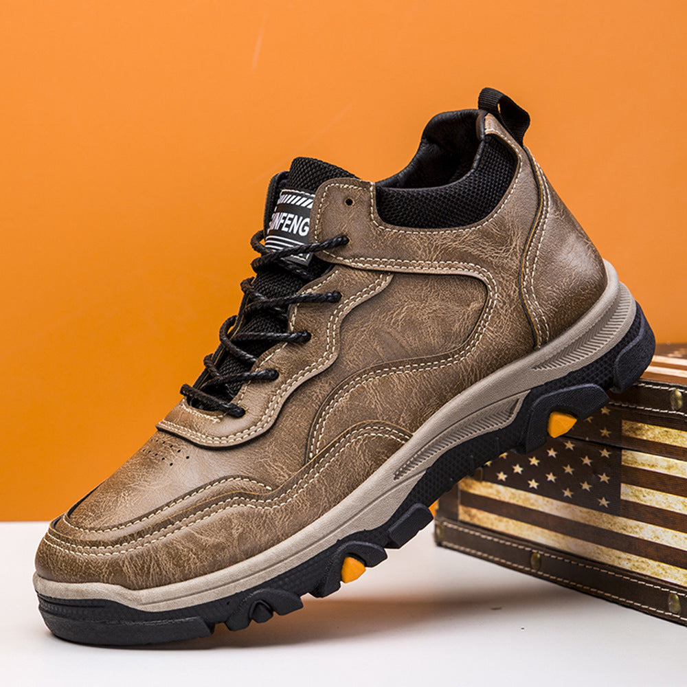 Men Boots Winter Warm Shoes Outdoor Walking Ankle Boots - SMSB 66