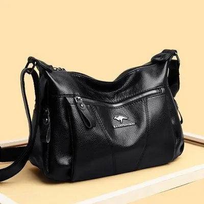 Real Leather Women's New Large Capacity Crossbody Bag - SMSB 66