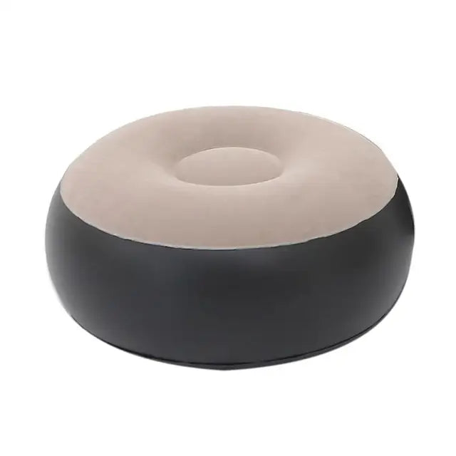 Inflatable Air Mattress Lazy Sofa Deck Chair Comfortable Leg Stool Rest Single Beanbag for home and Outdoor Use - SMSB 66