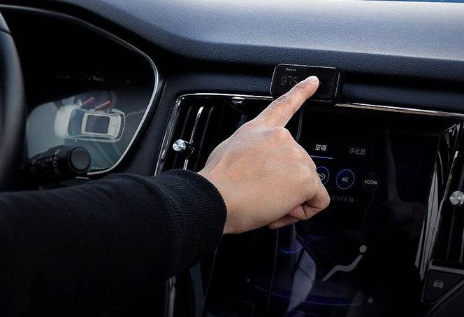 Cat Head MP3 Lithium Battery Dual USB LED Car Charger Mini With Screen - SMSB 66