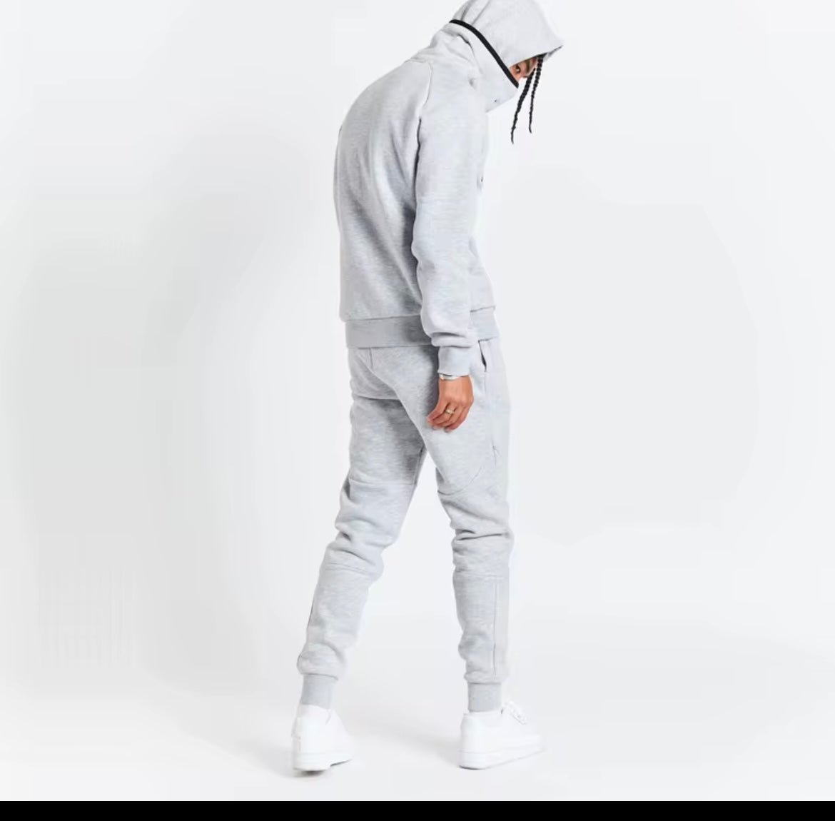 2022 hommes nouveau Design français Terry survêtements Sport porter capuche survêtement 2 pièces survêtement ensemble - SMSB 66