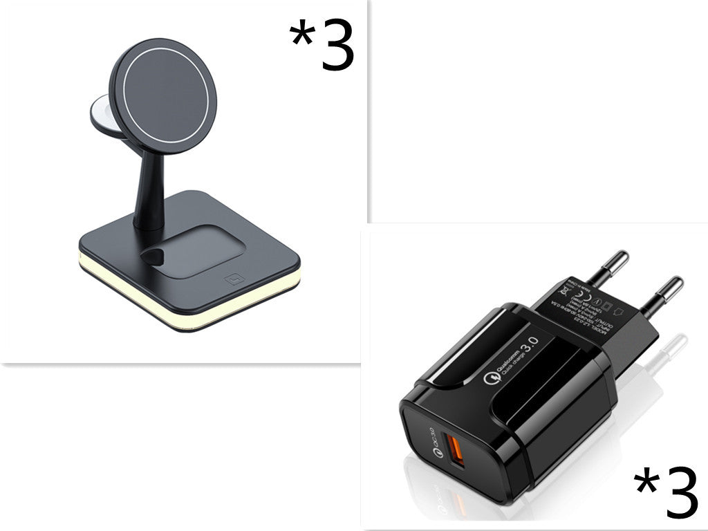 New Three-in-one Wireless Charger Magnetic Bracket - SMSB 66