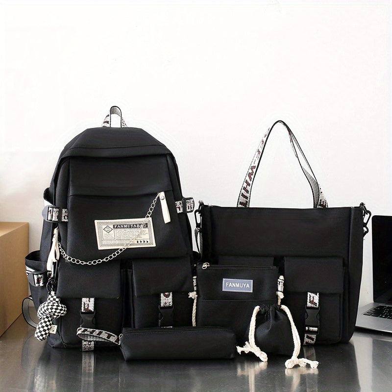 Schoolbag Female Campus Style Backpack Female Couple Backpack Everything Large Capacity Schoolbag Male - SMSB 66