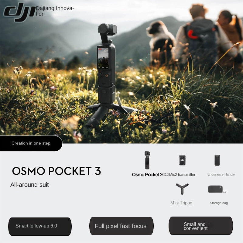  DJI Osmo Pocket 3 Handheld Gimbal Camera Compact Digital Travel Vlog Shooting Device #