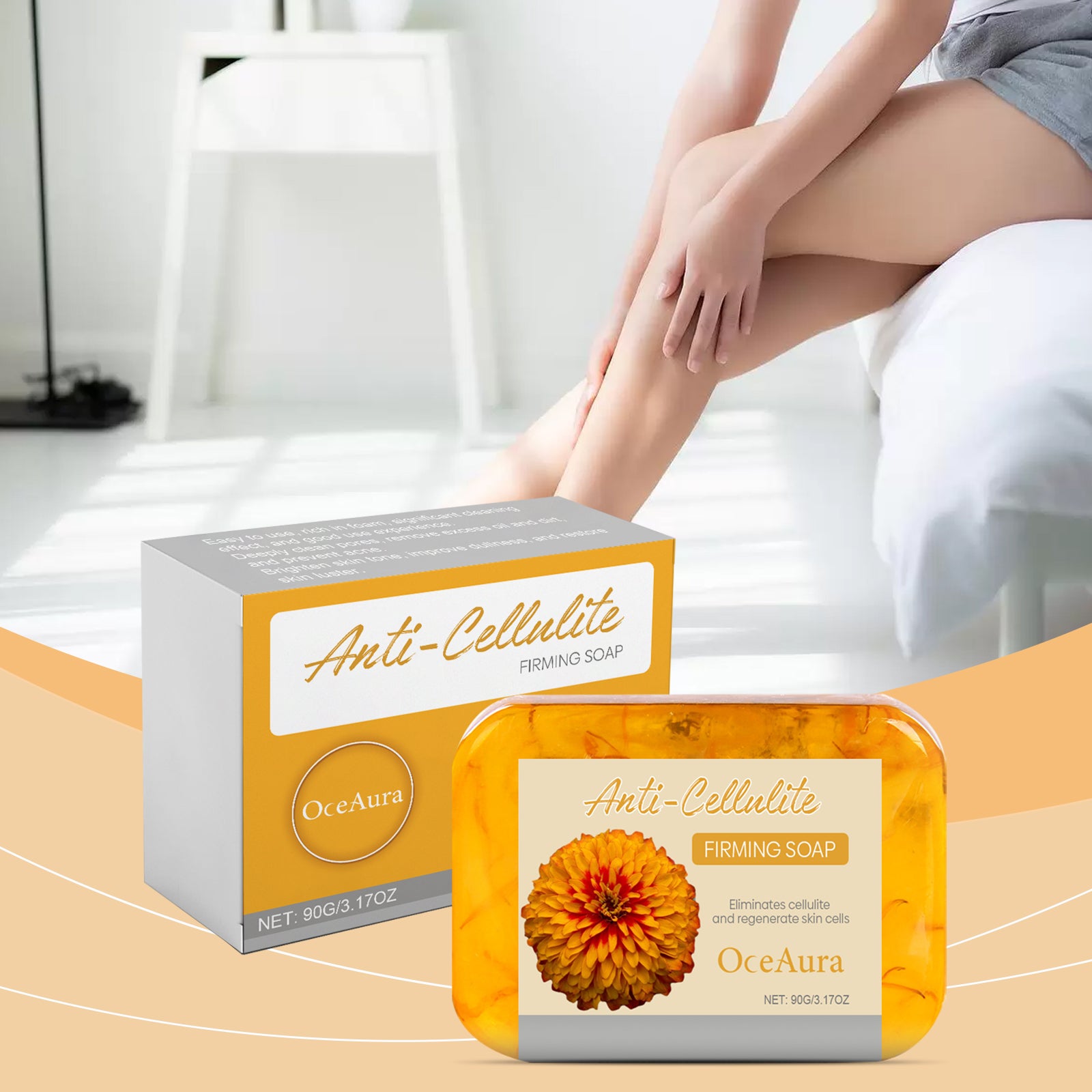 OceAura Bath Skin Care Soap Body Cleansing Moisturizing Moisturizing Soft And Smooth Skin Bath Products - SMSB 66