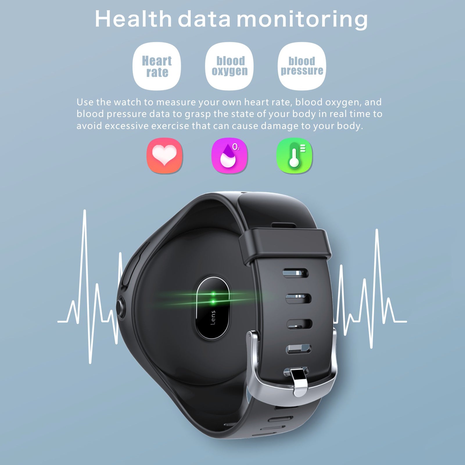 Sleep Exercise Pedometer Heart Rate Bracelet Bluetooth Headset Combo - SMSB 66