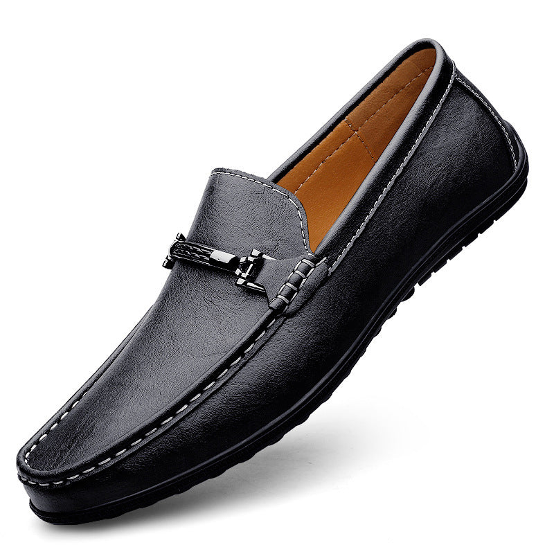 Men's Plus Size Genuine Leather Breathable Shoes - SMSB 66