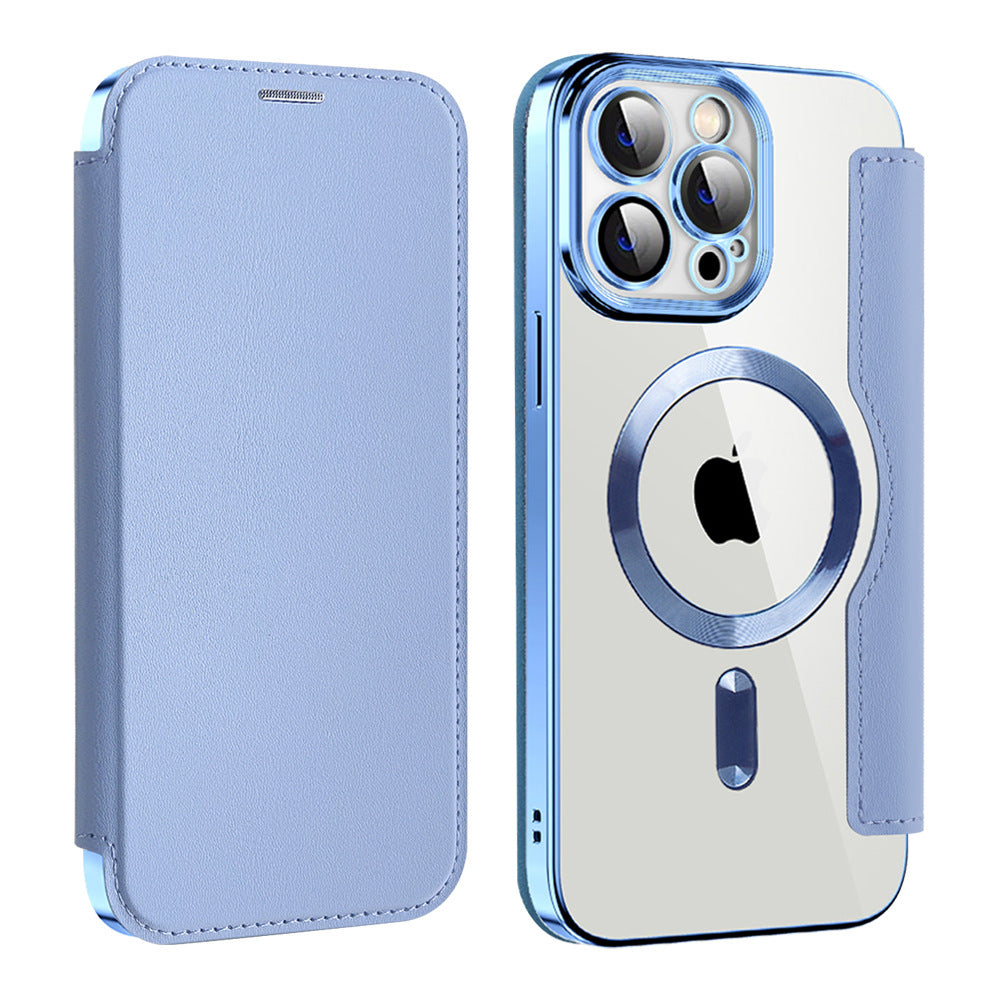 Suitable for iPhone 16 wireless charging phone case Apple 14 protective case plug-in card 13 Pro - SMSB 66